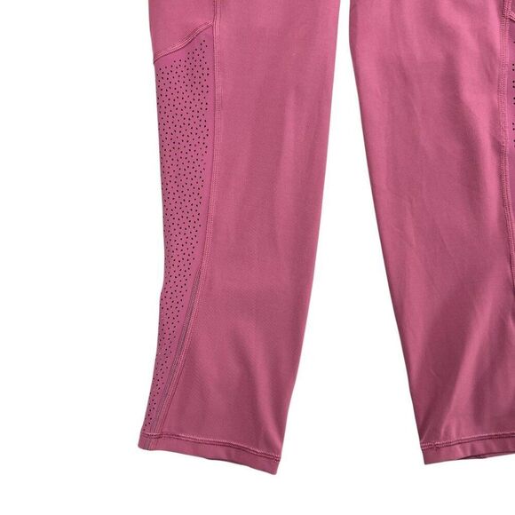 Lululemon Ready to Race Crop 21" Inseam Moss Rose Size 6 - Picture 3 of 7